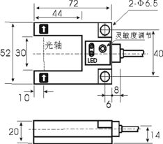 瀛來機(jī)電 SU003 1K 高分辨率槽型漫反射光電開關(guān) 智能控制的精密之選